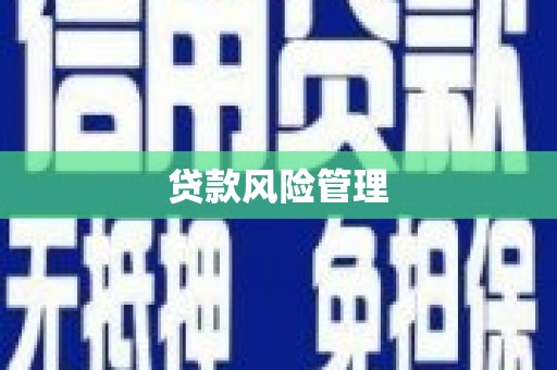 金昌贷款风险管理